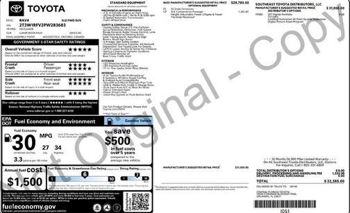 Lunar 2023 Toyota RAV4 XLE