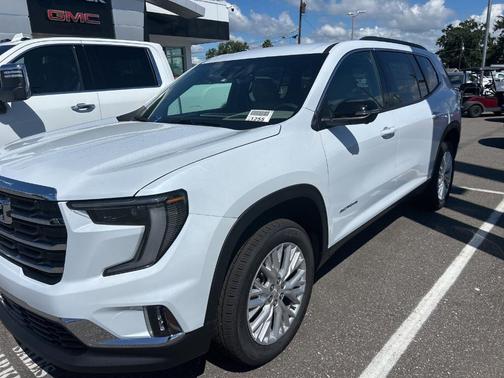 Glacier White 2026 GMC Acadia Elevation