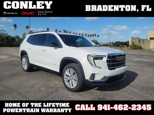 Summit White 2026 GMC Acadia Elevation