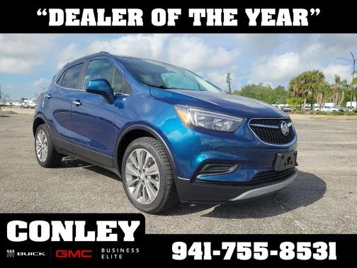 Azure Blue 2020 Buick Encore Preferred