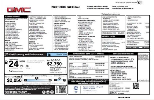 2020 GMC Terrain Denali