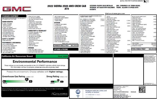 2022 GMC Sierra 2500 AT4