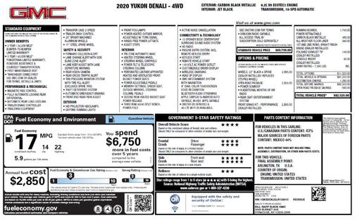 2020 GMC Yukon Denali