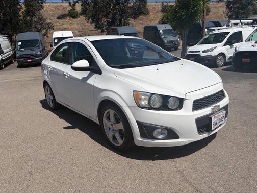 Summit White 2016 Chevrolet Sonic LTZ