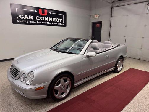 Silver 2000 Mercedes-Benz CLK-Class 430 Cabriolet