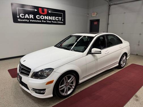 White 2014 Mercedes-Benz C-Class C 300 4MATIC Sport