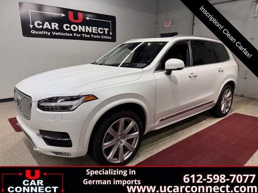 Crystal White 2018 Volvo XC90 T6 Inscription
