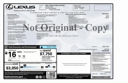 2021 Lexus GX 460 Premium