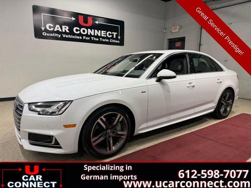 Glacier White 2018 Audi A4 2.0T Prestige