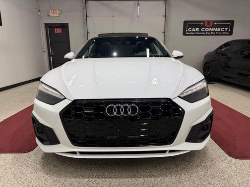 Glacier White Metallic 2021 Audi A5 45 S line Premium Plus