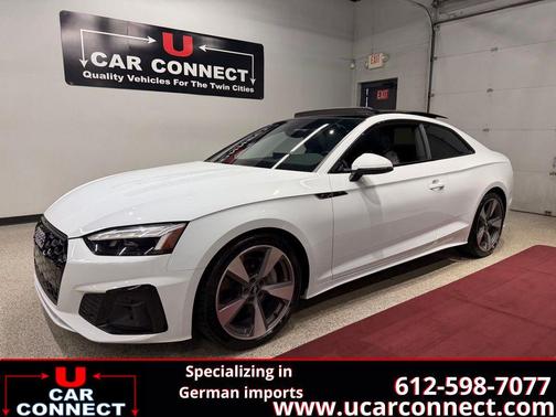 Glacier White Metallic 2021 Audi A5 45 S line Premium Plus