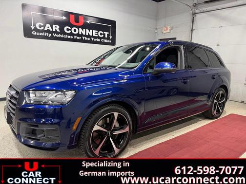 Blue Metallic 2019 Audi Q7 55 Prestige