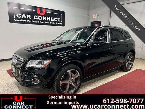 Brilliant Black 2014 Audi Q5 3.0T Premium Plus