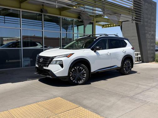 White 2025 Nissan Rogue Platinum