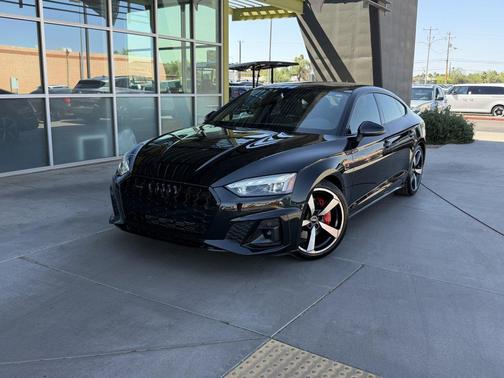 Mythos Black Metallic 2023 Audi A5 Sportback 45 S Line Prestige
