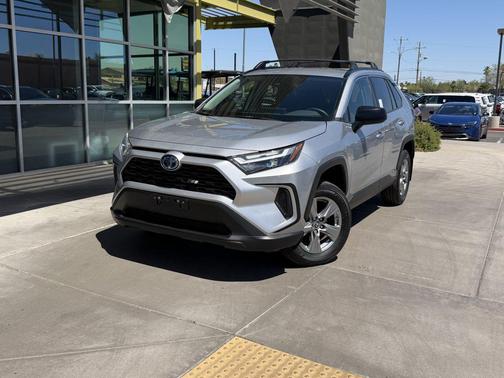 Silver Sky Metallic 2024 Toyota RAV4 Hybrid LE