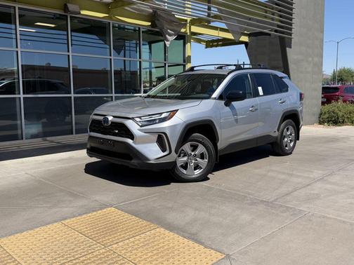 Silver Sky Metallic 2024 Toyota RAV4 Hybrid LE