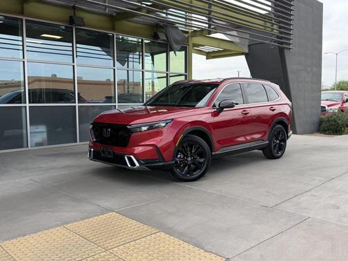 Radiant Red Metallic 2024 Honda CR-V Hybrid Sport Touring AWD