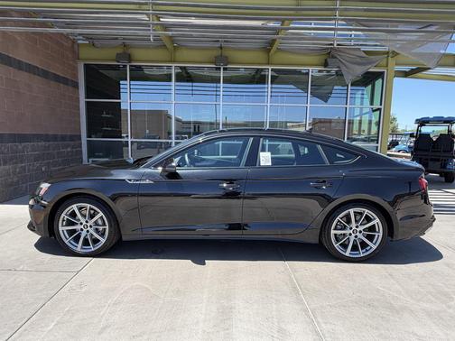 Black 2025 Audi A5 Sportback 45 S Line Premium