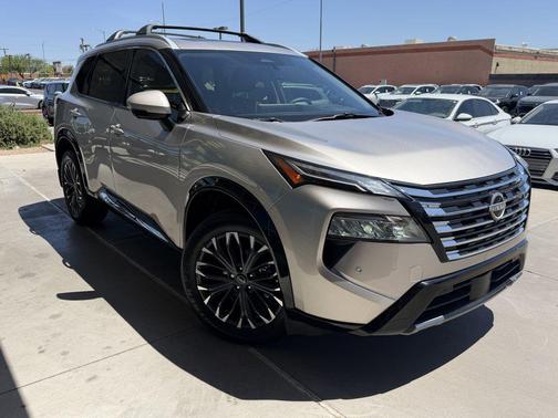 silver 2025 Nissan Rogue Platinum