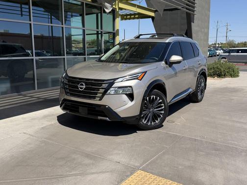 silver 2025 Nissan Rogue Platinum