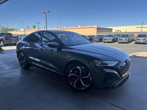 Gray 2024 Audi Q8 e-tron Premium Plus