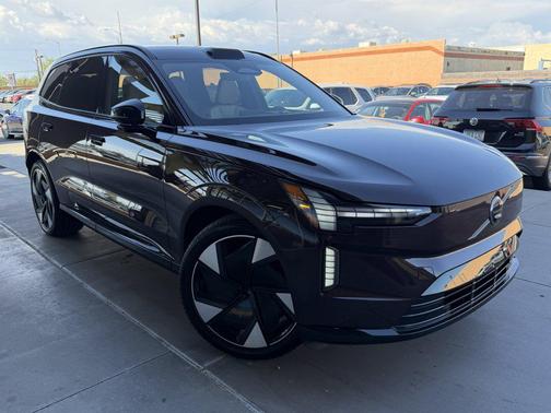 Mulberry Metallic 2025 Volvo EX90 Ultra, Twin Motor Performance, Fully electric, 6 Seats