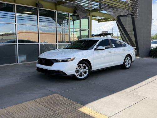 White 2023 Honda Accord LX 1.5T