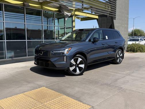 Denim Blue Metallic 2025 Volvo EX90 Plus, Twin Motor, Fully electric, 6 Seats