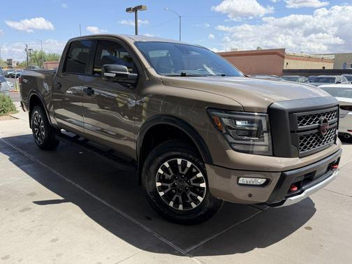 Brown 2023 Nissan Titan PRO-4X