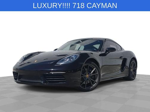 Jet Black Metallic 2018 Porsche 718 Cayman