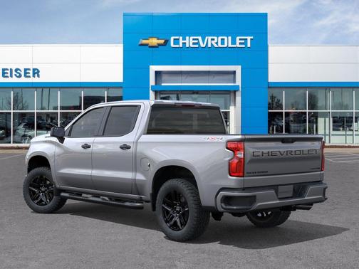 Sterling Gray Metallic 2026 Chevrolet Silverado 1500 Custom