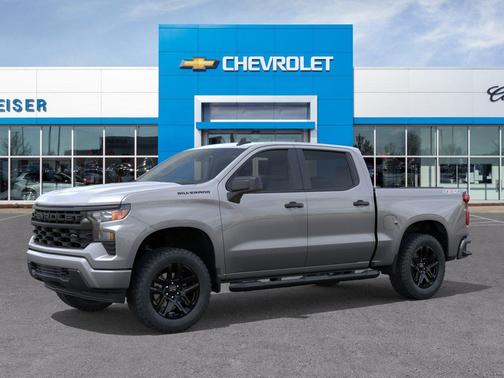 Sterling Gray Metallic 2026 Chevrolet Silverado 1500 Custom