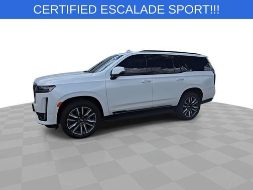 Crystal White Tricoat 2022 Cadillac Escalade Sport