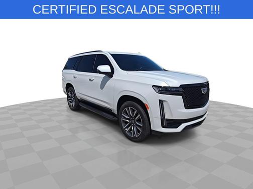 Crystal White Tricoat 2022 Cadillac Escalade Sport