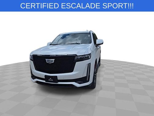 Crystal White Tricoat 2022 Cadillac Escalade Sport