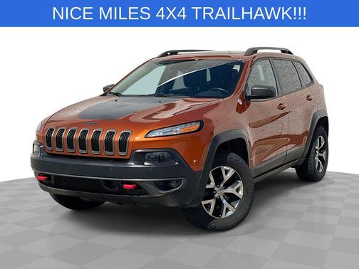 Mango Tango Pearlcoat 2016 Jeep Cherokee Trailhawk