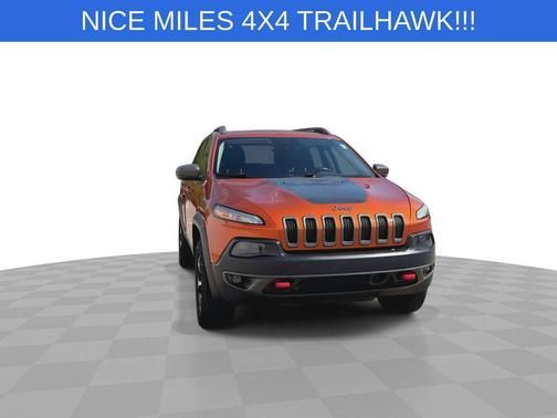 Mango Tango Pearlcoat 2016 Jeep Cherokee Trailhawk