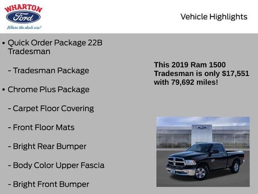 2019 RAM 1500 Classic TRADESMAN
