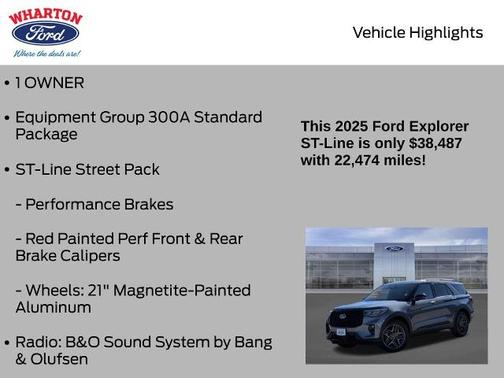 2025 Ford Explorer ST-LINE