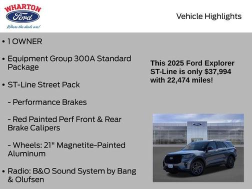 2025 Ford Explorer ST-LINE