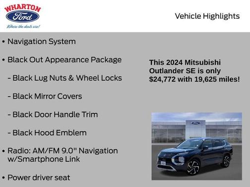2024 Mitsubishi Outlander SE