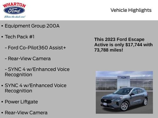 2023 Ford Escape ACTIVE