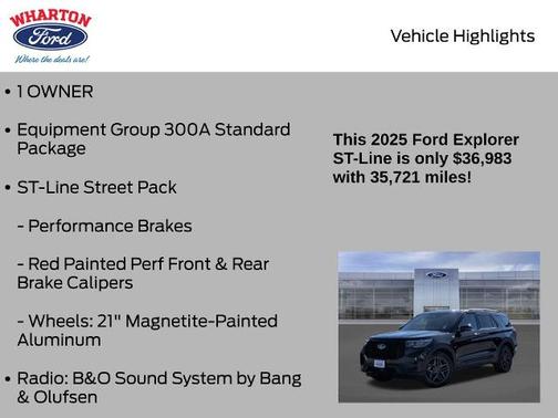 2025 Ford Explorer ST-LINE