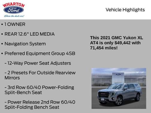 2021 GMC Yukon XL AT4