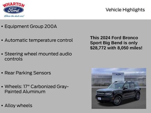 2024 Ford Bronco Sport BIG BEND