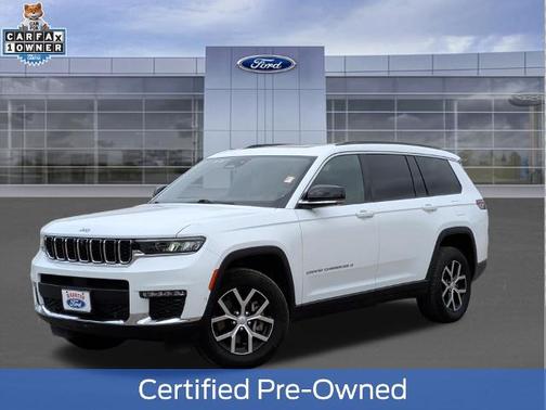 Bright White Clearcoat 2024 Jeep Grand Cherokee LIMITED