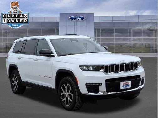 Bright White Clearcoat 2024 Jeep Grand Cherokee LIMITED