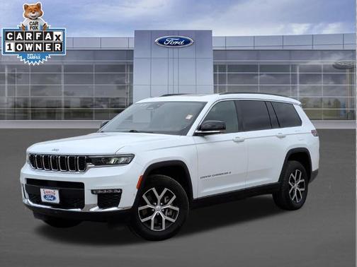 Bright White Clearcoat 2024 Jeep Grand Cherokee LIMITED