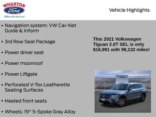 2021 Volkswagen Tiguan 2.0T SE